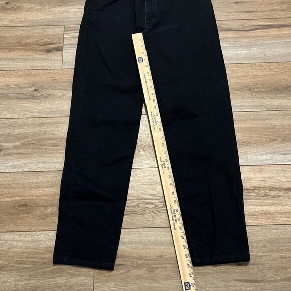 Levis 512 Slim Fit Tapered Fit Denim Jeans SZ 12 MIS L Black Stretch Modern - Picture 5 of 12